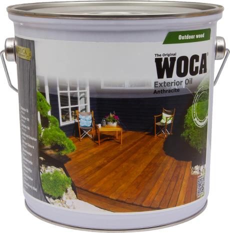 WOCA Terrassen ÖL 2,50 Liter, Farbton Anthrazit WOCA Terrassen ÖL 2,50 Liter, Farbton Anthrazit