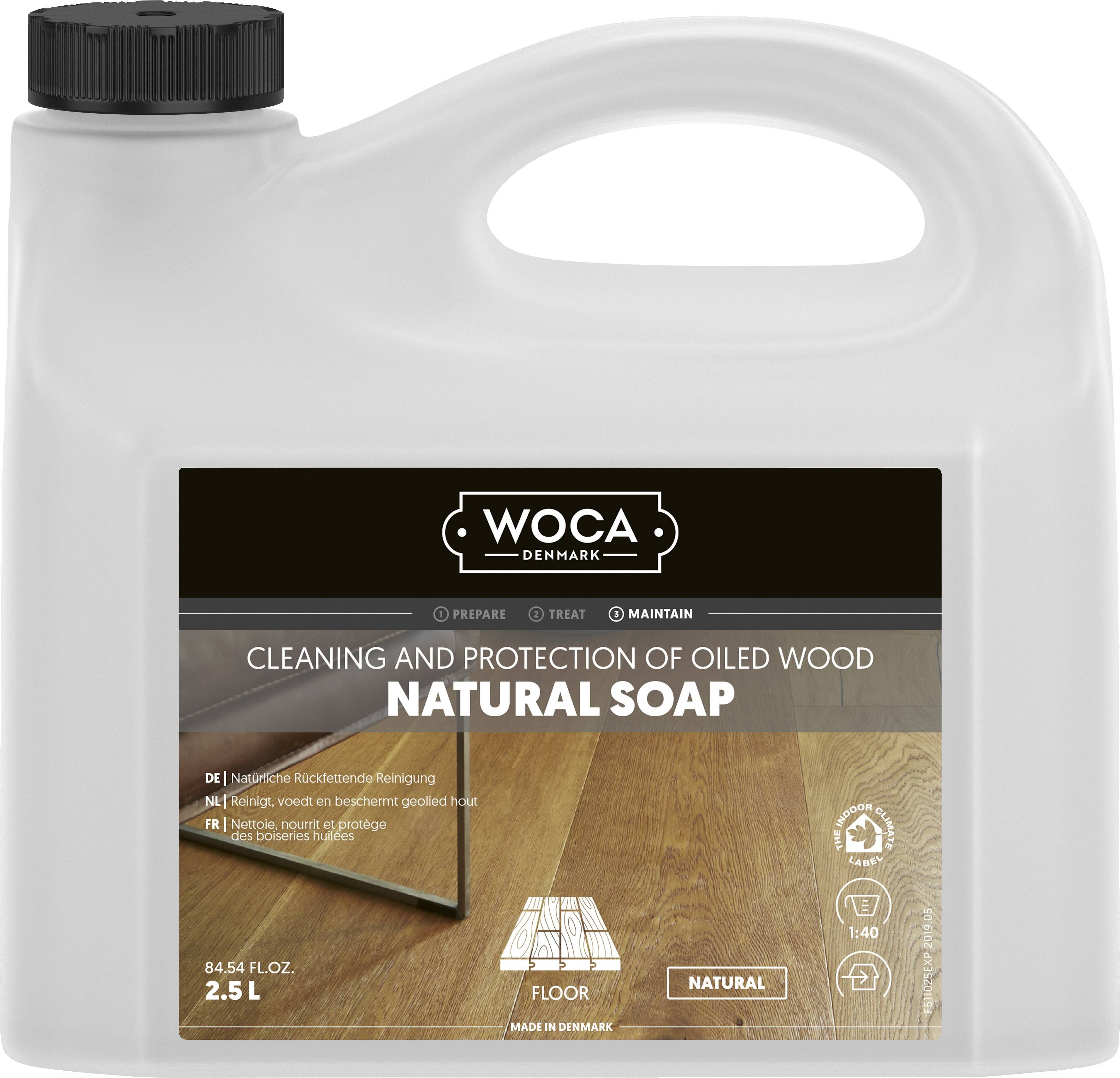 WOCA Holzbodenseife natur 2,50 Liter WOCA Holzbodenseife natur 2,50 Liter