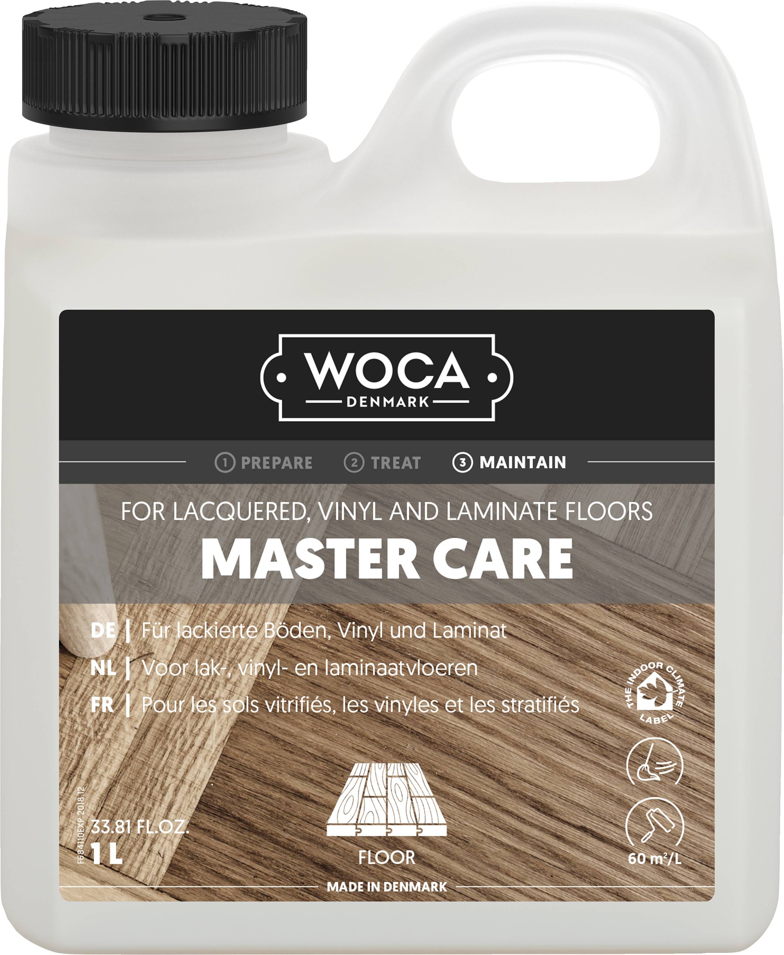 WOCA Vinyl-, Laminat- und Lackpflege 1,00 Liter (Master Care)