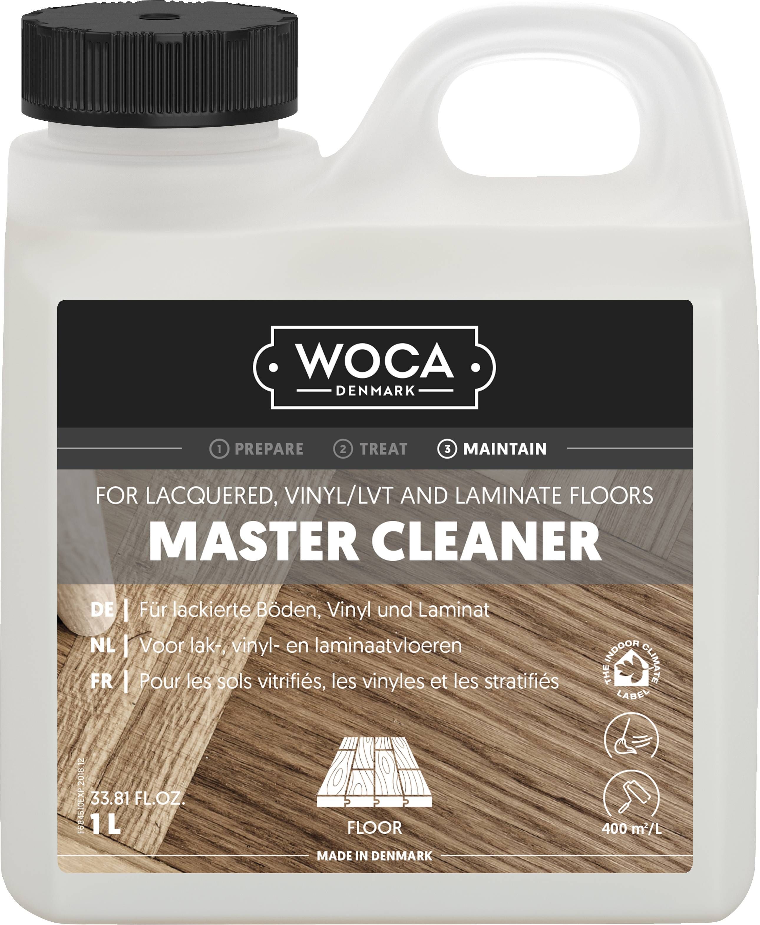 WOCA Vinyl-, Laminat und Lackseife 1,00 Liter (Master Cleaner)